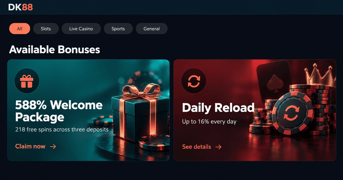 Dk 88 Casino welcome pack offers